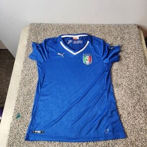 Italy 2014 2015 Home Shirt Soccer‎ Jersey World Cup Puma Women's size M